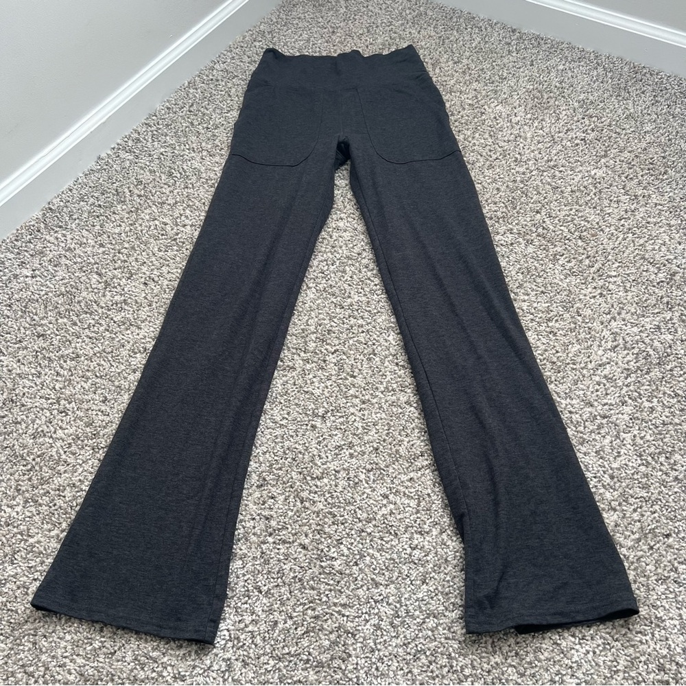 Charcoal Flared Pants